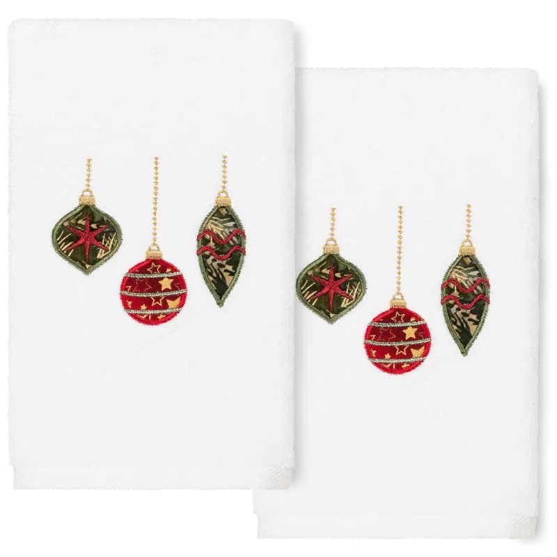 Christmas Ornament Hand Towel Set