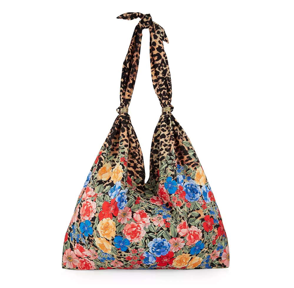 Johnny Was Floral & Cheetah-Print Tote Bag