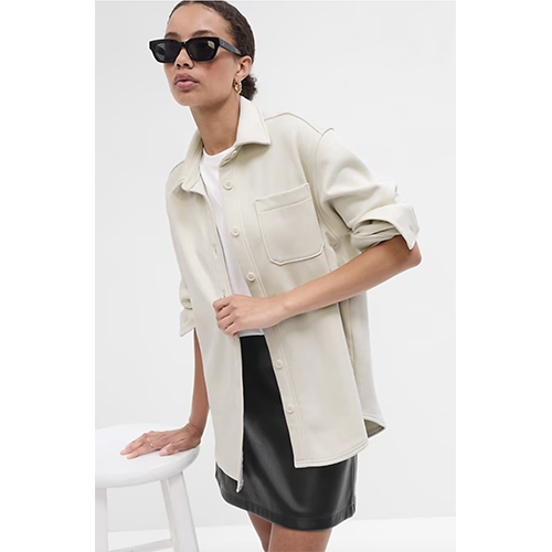 Gap Fleece Shirt Jacket