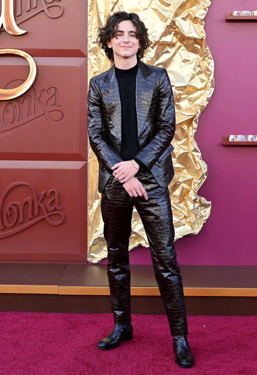 Timothee Chalamet Wonka Press Tour Style Gallery