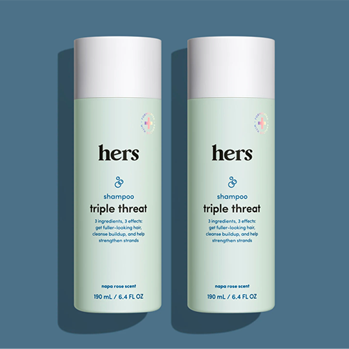 Hers Triple Threat Shampoo With Saw Palmetto