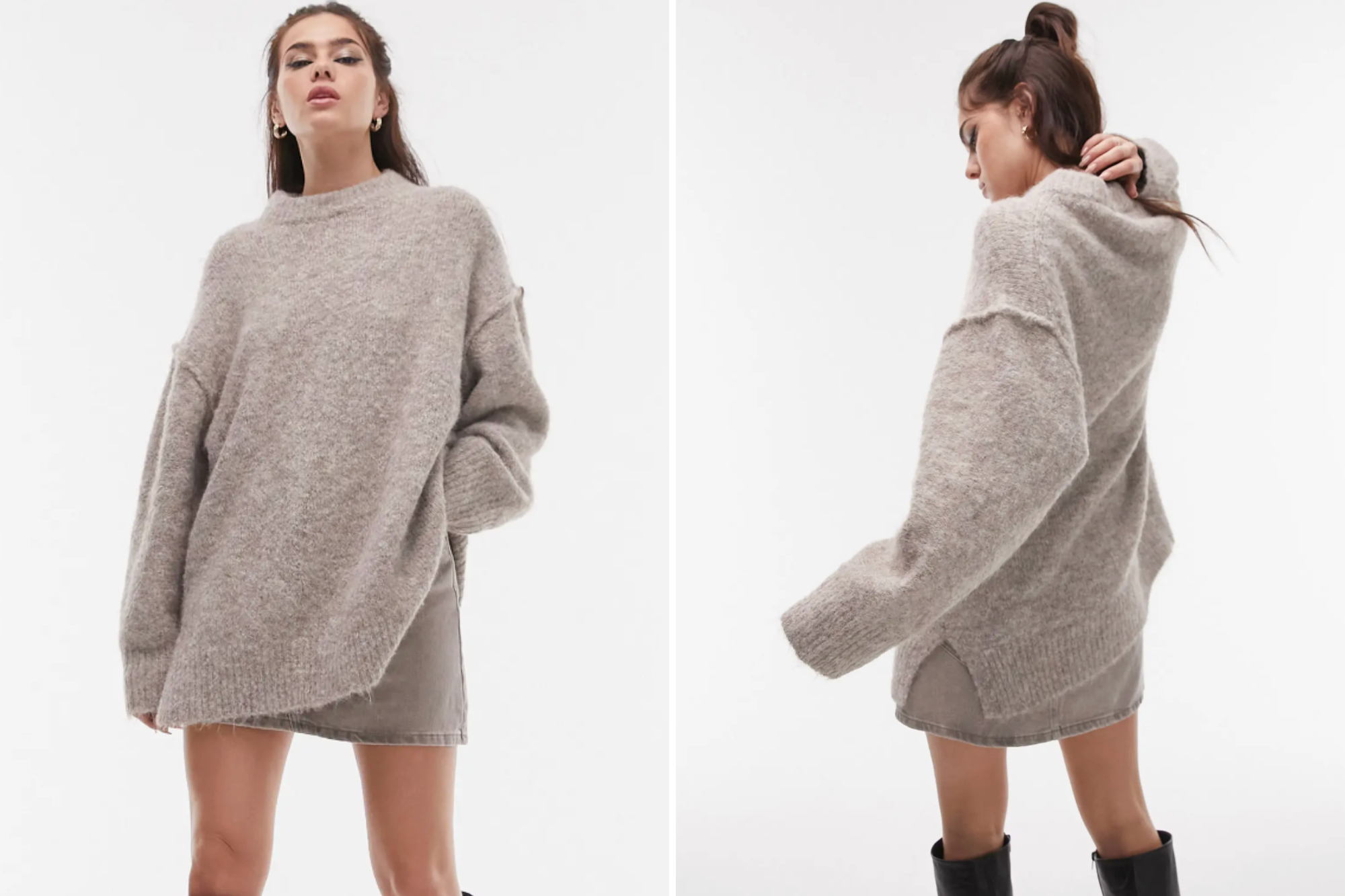 Topshop Oversize Pullover Sweater