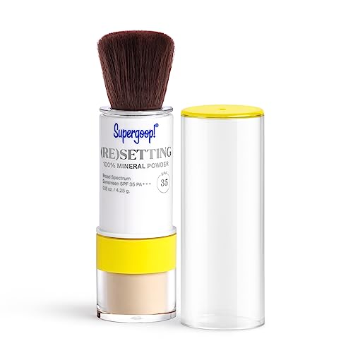 Best with SPF: Supergoop! 100% Mineral (Re)setting Powder SPF 35