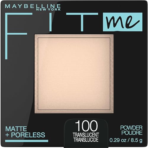 Best Mattifying: Maybelline Fit Me Matte + Poreless Pressed Face Powder Makeup & Setting Powder, Translucent