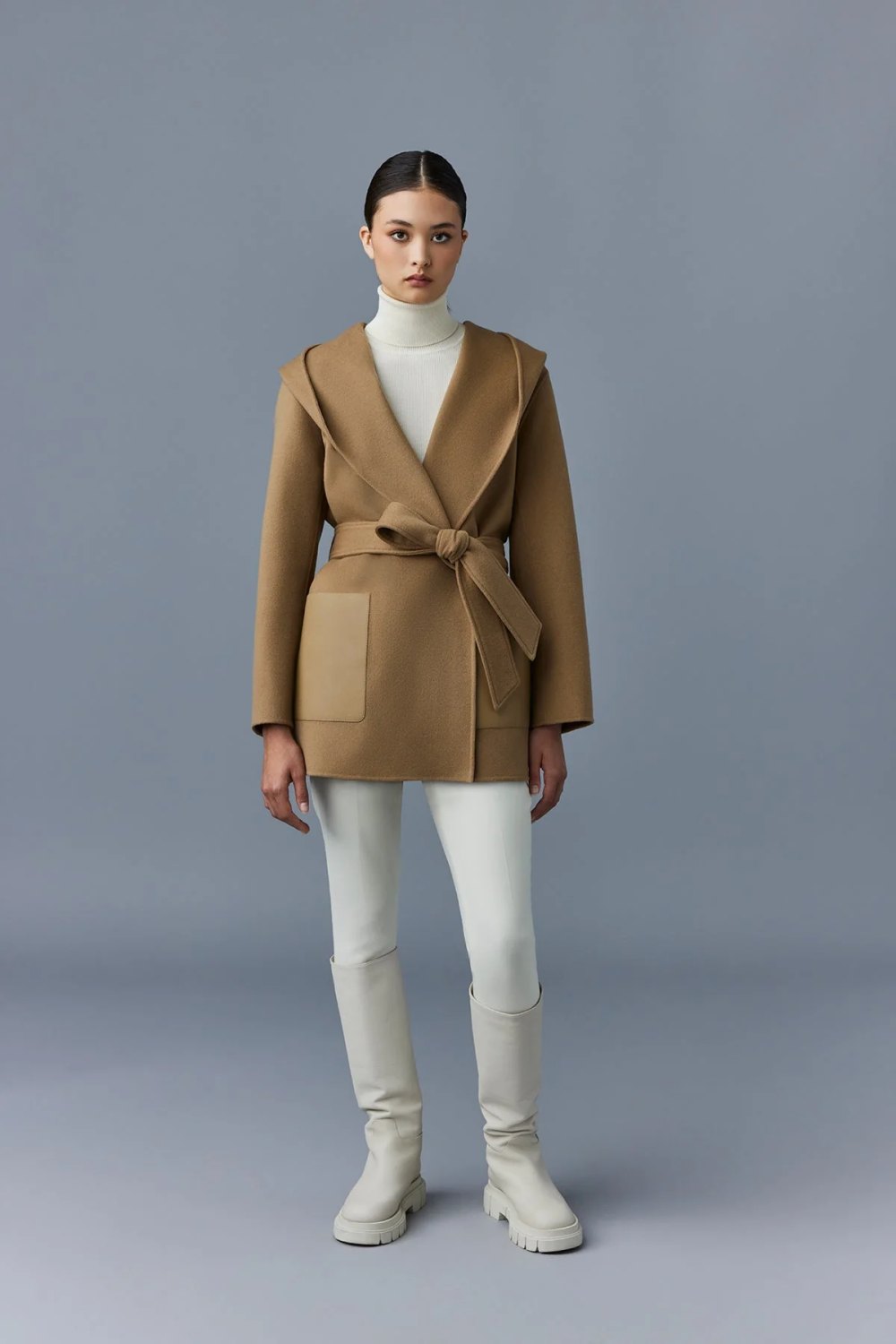 wool wrap coat