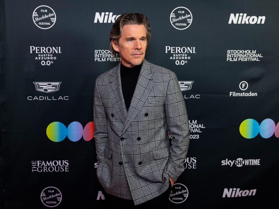 Celebrities Reveal Their Go-To Karaoke Songs 051 Ethan Hawke