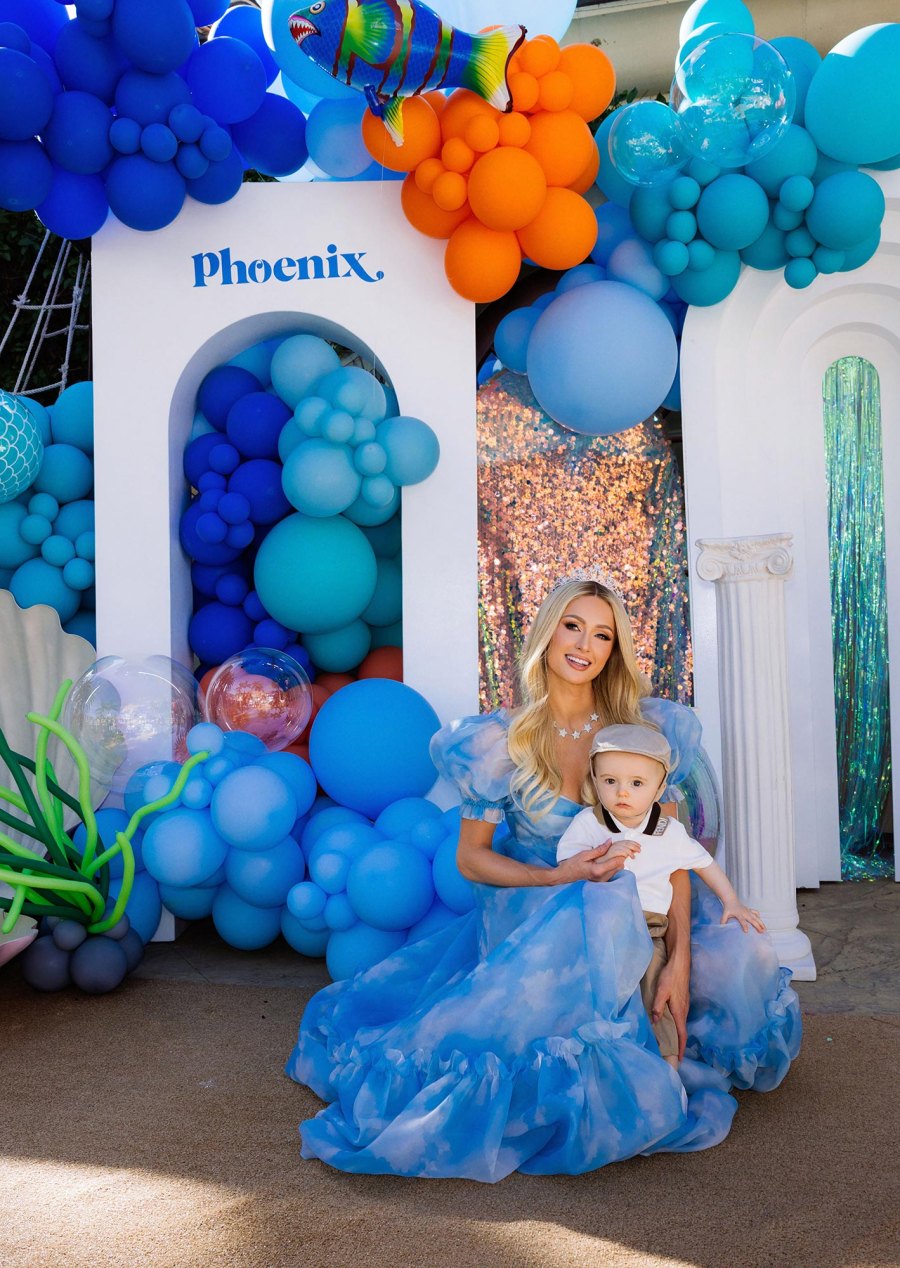 Paris Hilton and Carter Reums Son Phoenix Is Sliving Under the Sea at 1st Birthday Party