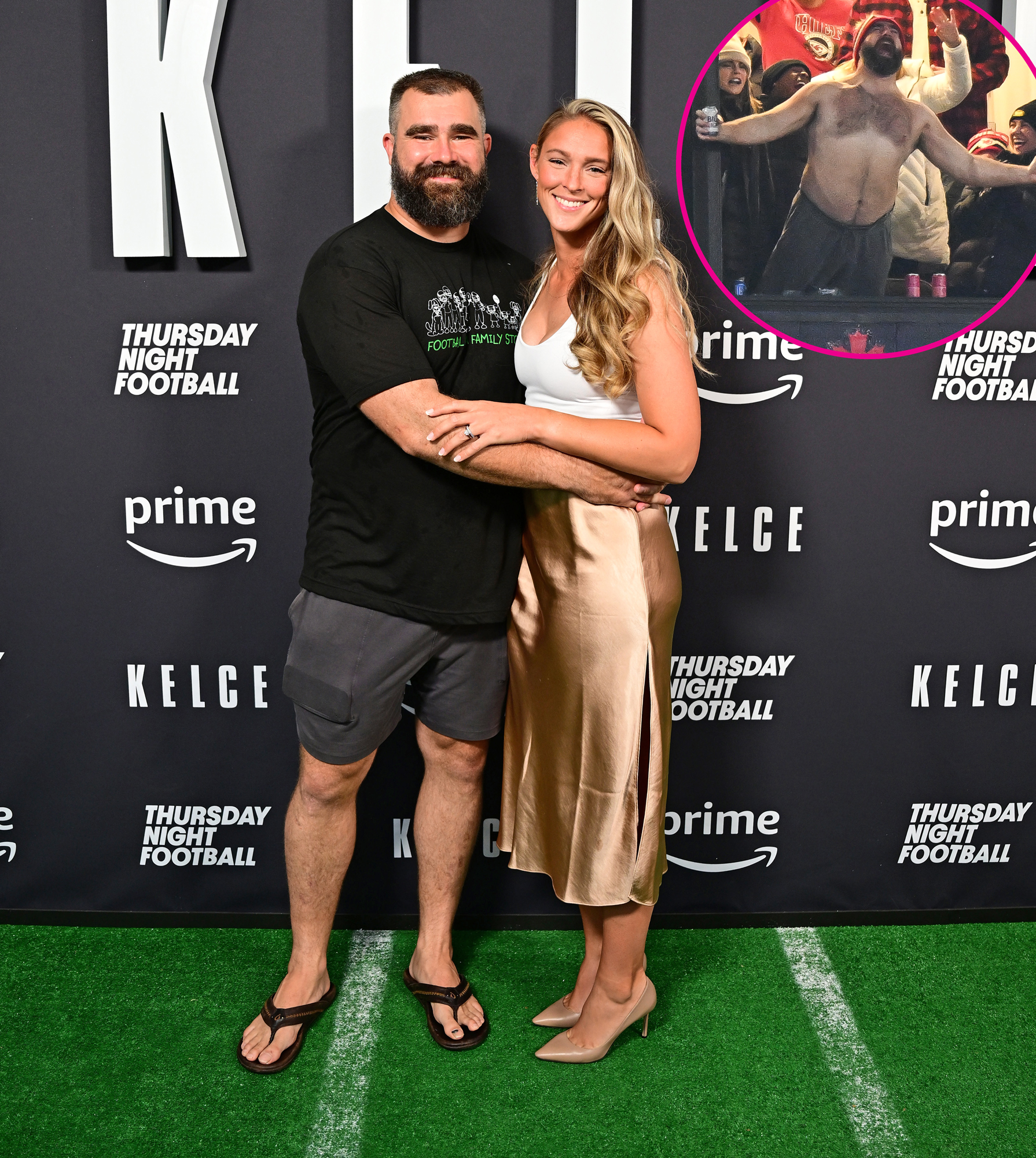 Jason Kelce Desperately Wanted to Jump Through a Table at Bills Game