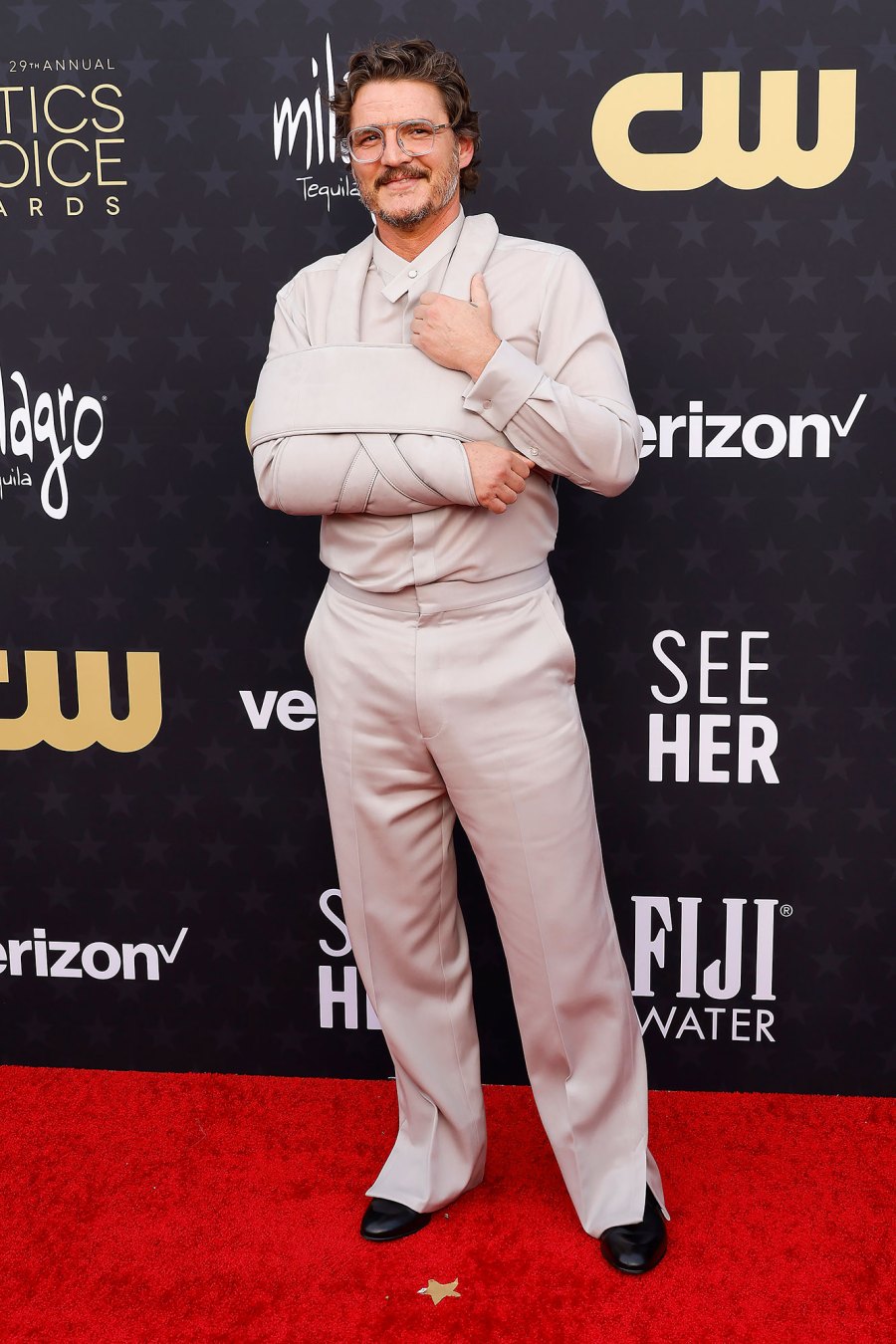 Pedro Pascal Red Carpet Arrival 2024 Critics Choice Awards