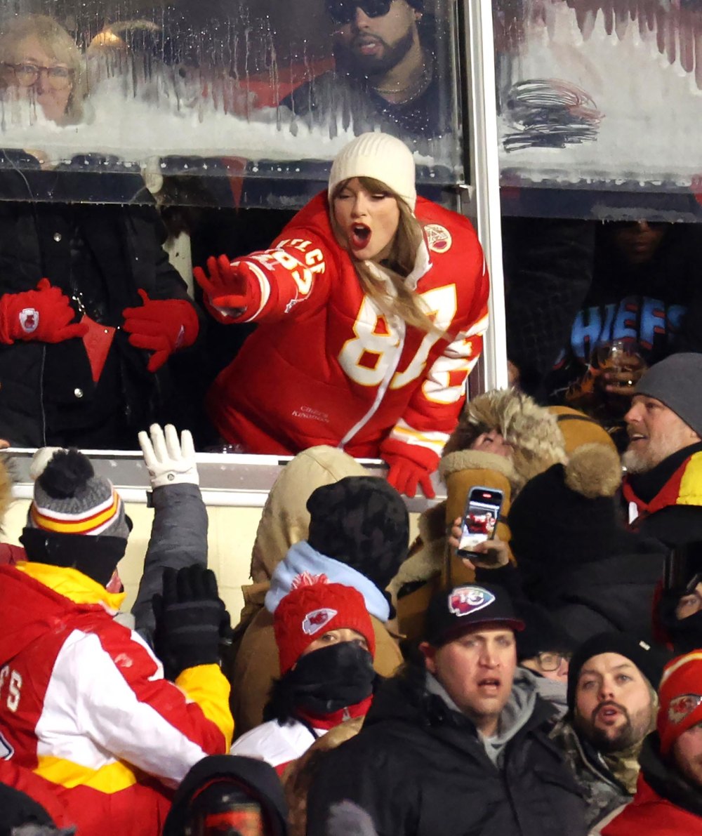 The NFL Grants License to Kristin Juszczyk After Taylor Swift Wore Her Custom Red Puffer Jacket