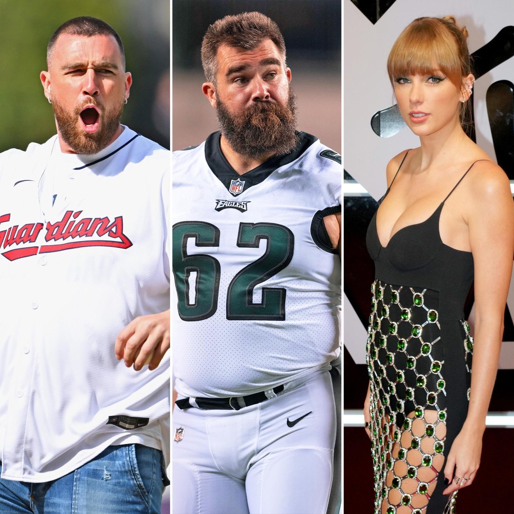 Travis Kelce Reacts to Jason Joke About Taylor Swift