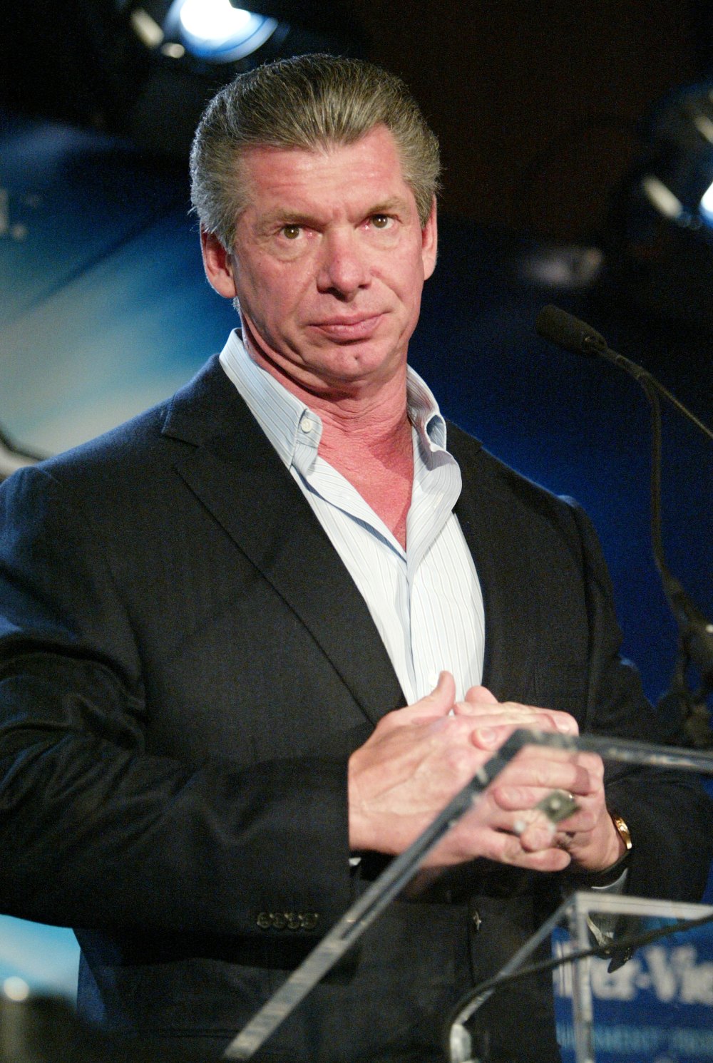 Wrestlemania Press Conference In New York, Vince McMahon