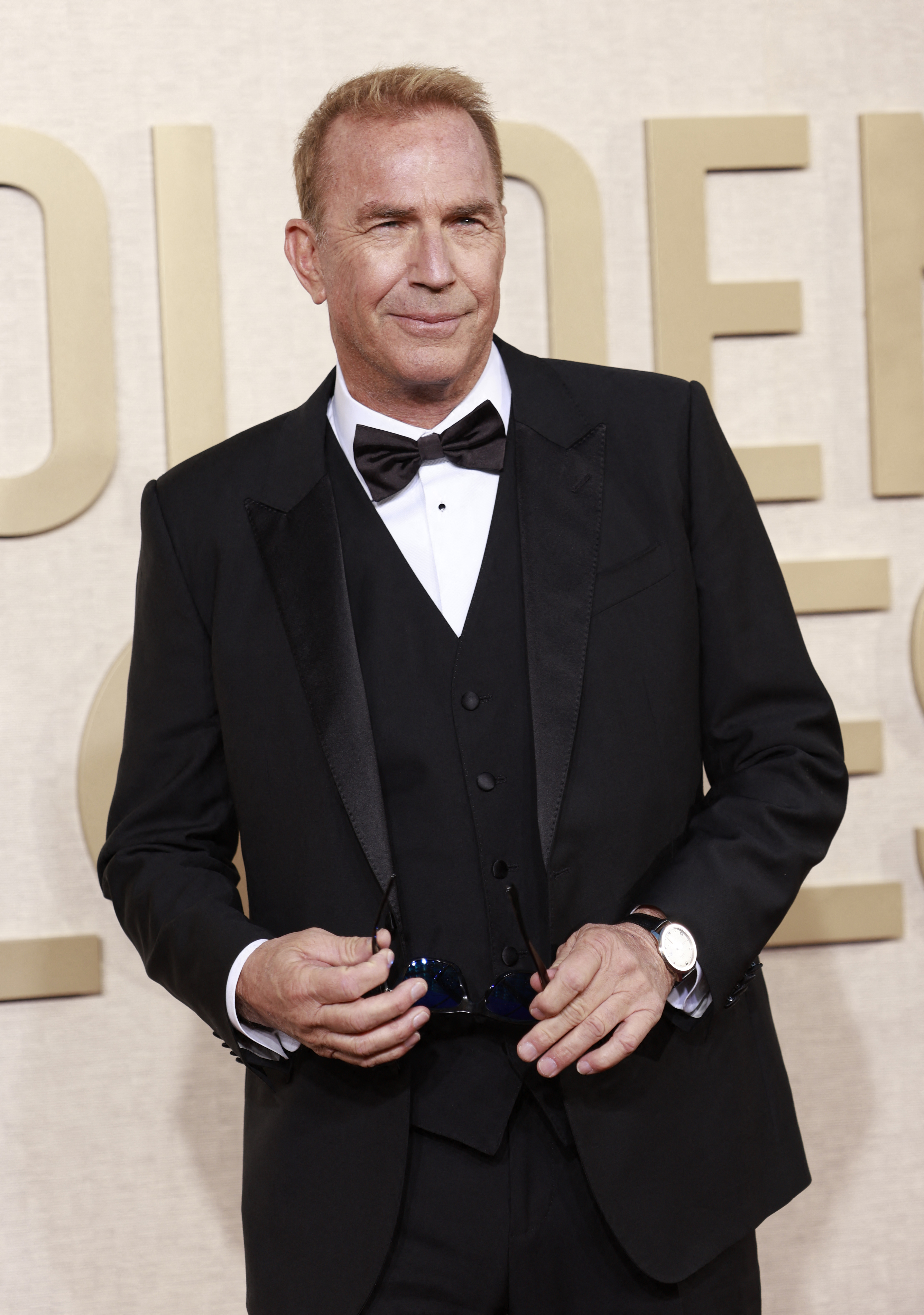 US-ENTERTAINMENT-FILM-TELEVISION-GOLDEN-GLOBE-ARRIVALS, Kevin Costner