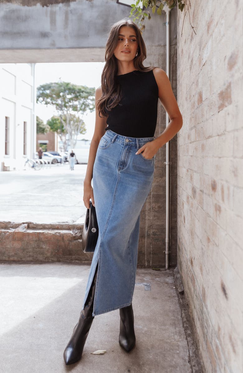 denim skirt