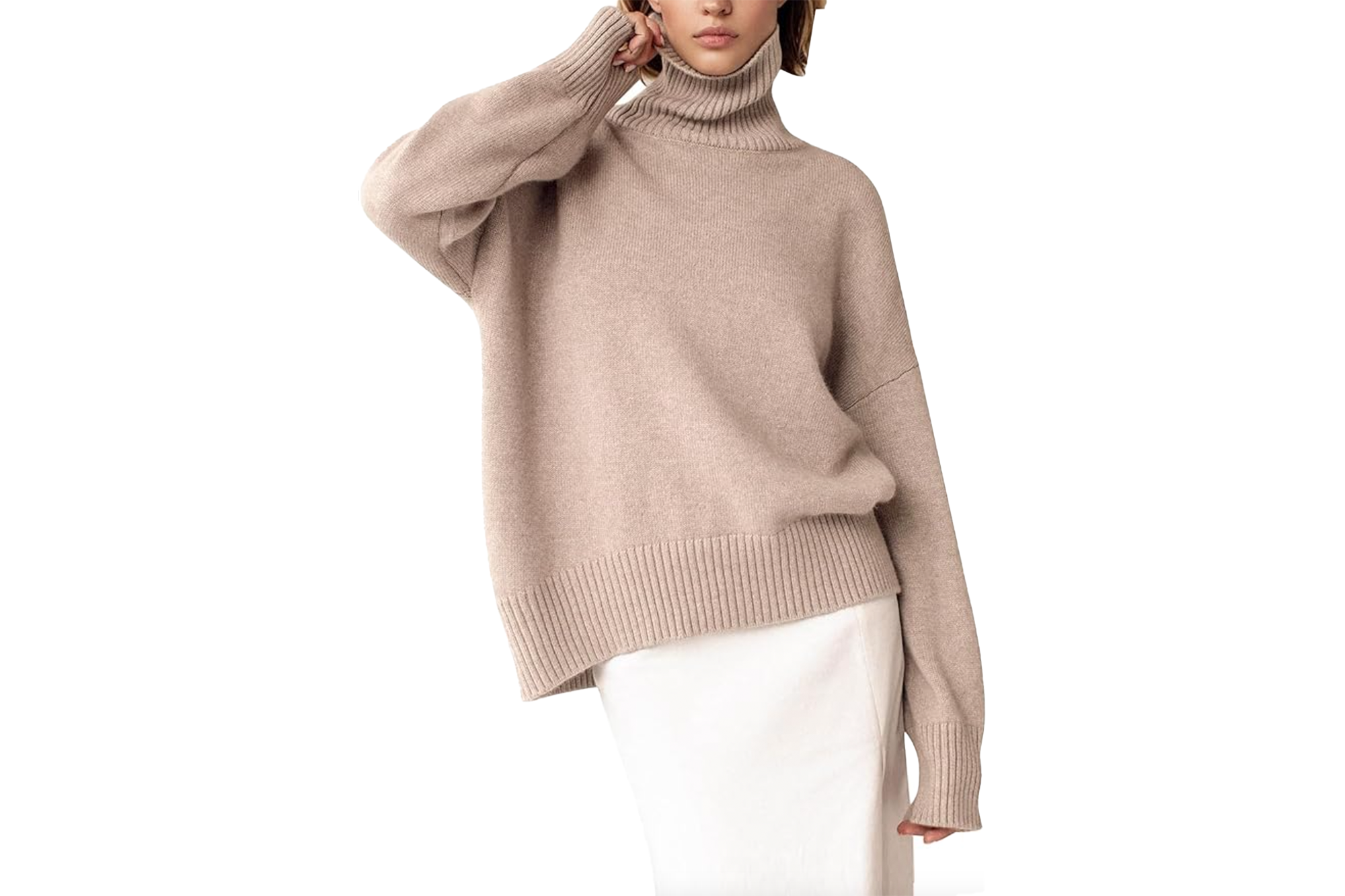 YKR Women's Turtleneck Sweater
