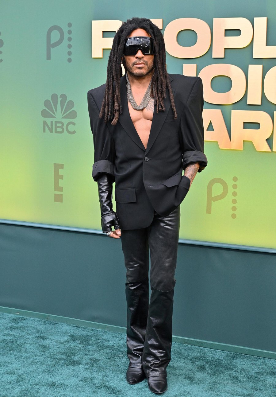 Best Dressed Men at the Peoples Choice Awards Lenny Kravitz Tom Hiddleston Simu Liu and More