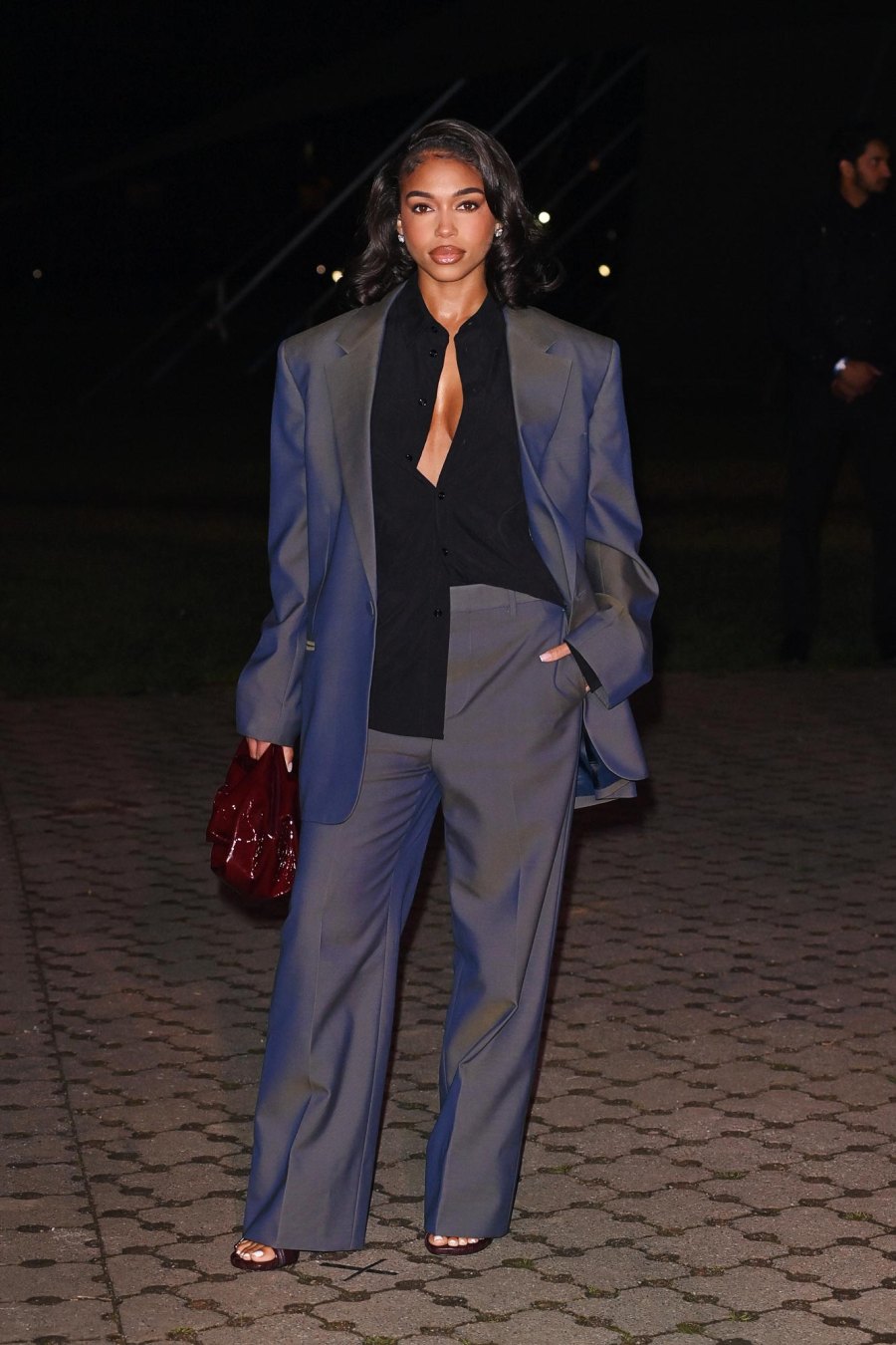 Celebs at Burberry Show 668 Lori Harvey