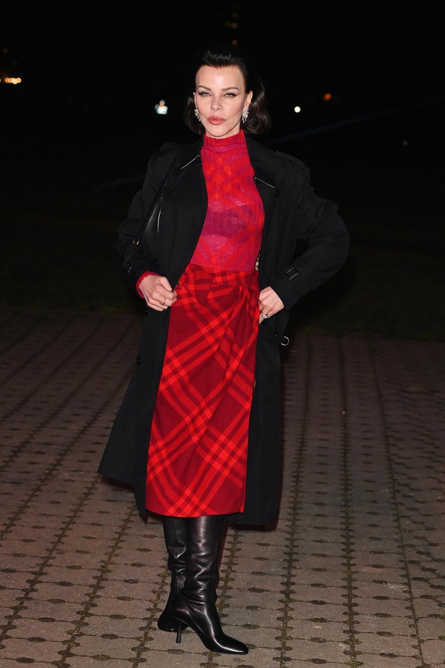 Celebs at Burberry Show 676 Debi Mazar