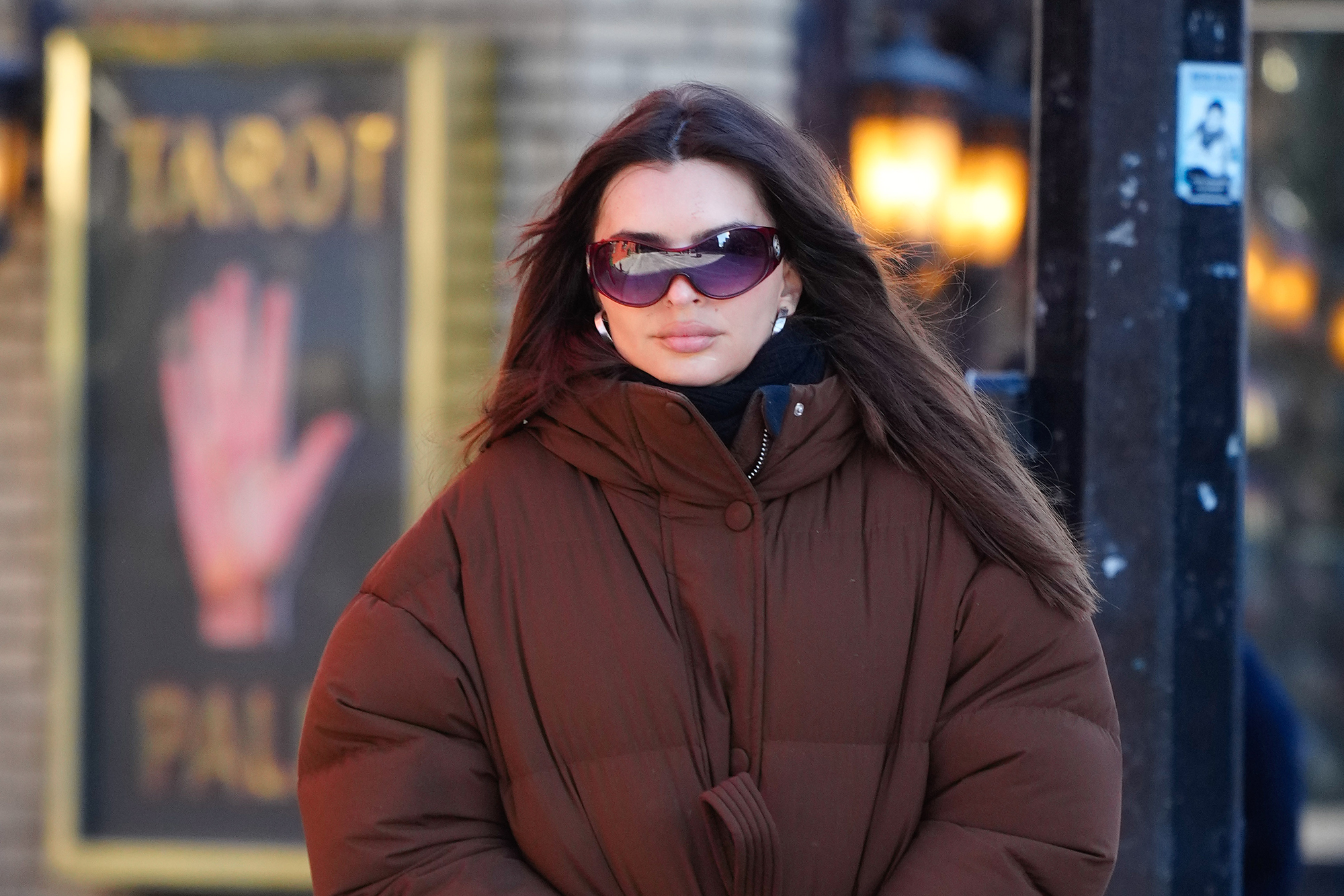 Emily Ratajkowski is seen on January 22, 2024 in New York City. (Photo by Gotham/GC Images)