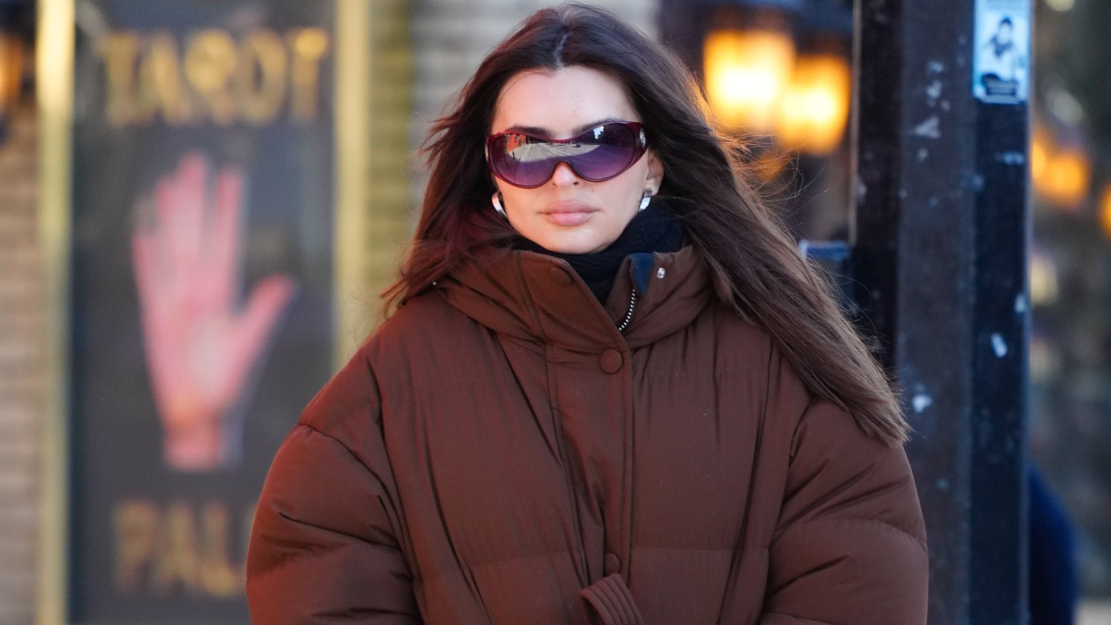 Emily Ratajkowski is seen on January 22, 2024 in New York City. (Photo by Gotham/GC Images)