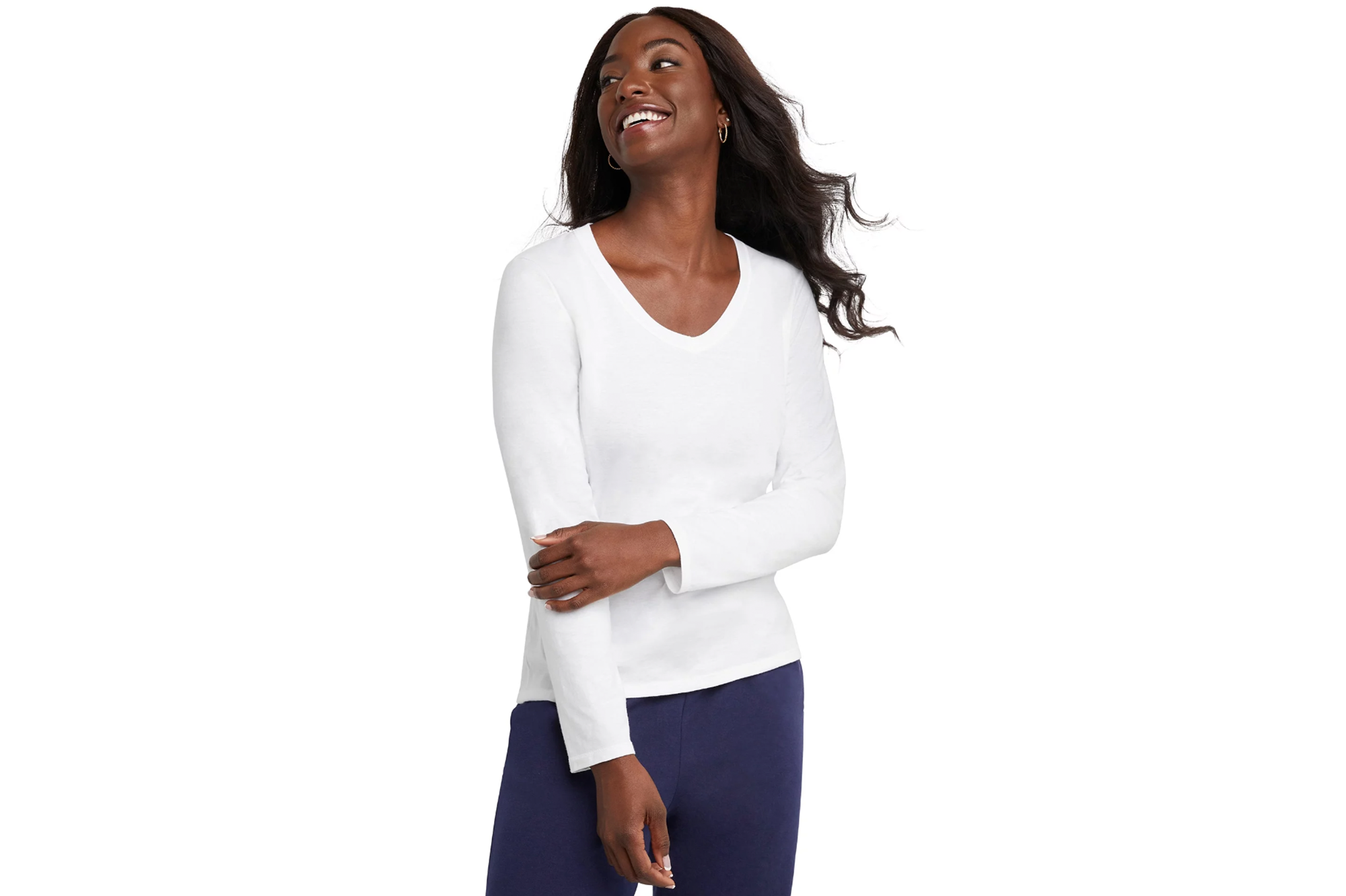 Hanes V-neck T-shirt