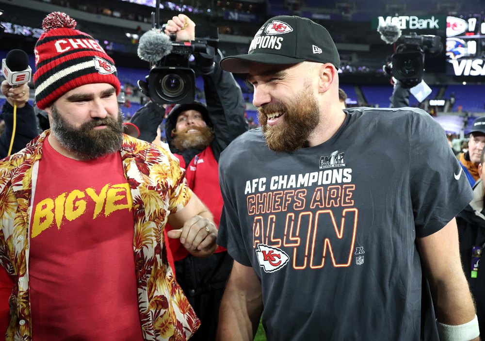 Jason Kelce Says Podcast ‘Forces’ Him and Travis to Have Weekly ‘Meaningful Conversations’