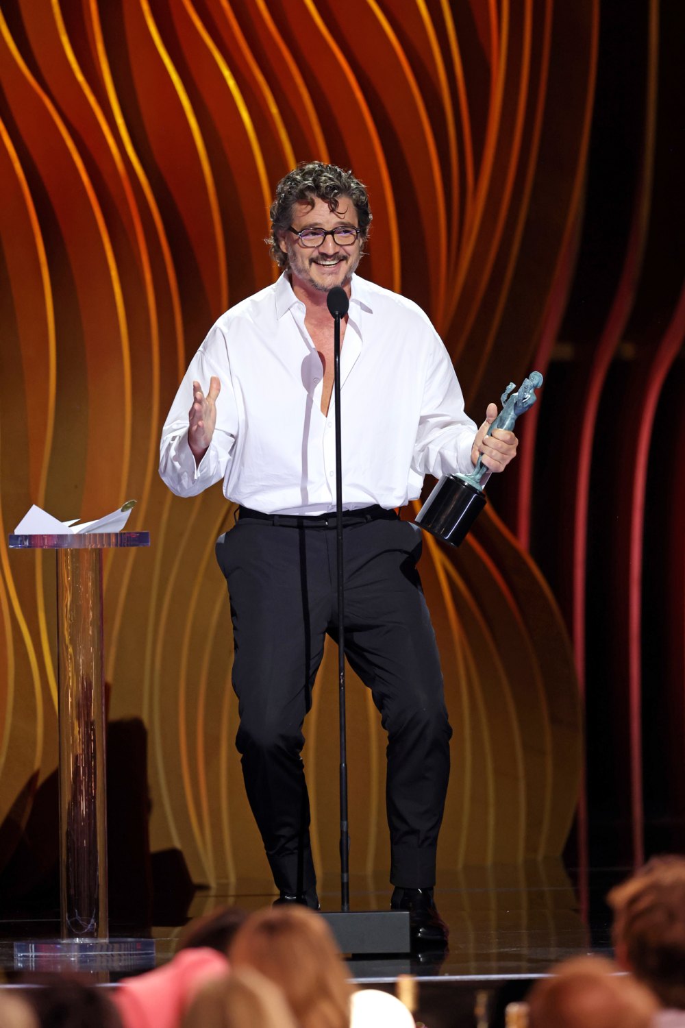 Pedro Pascal Jokes 2024 SAG Awards Win Is Wrong