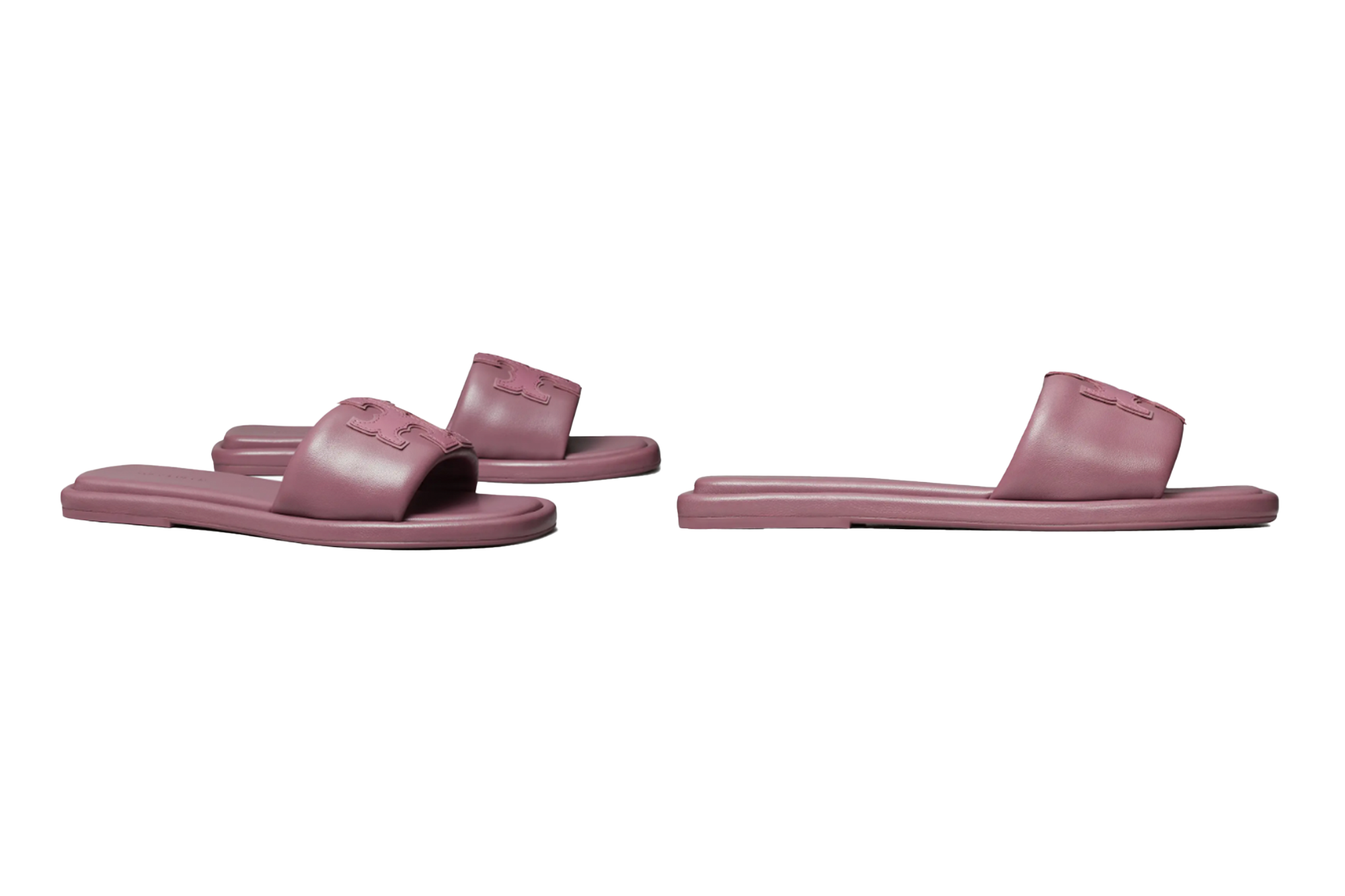 Tory Burch Double-T Leather Sport Slide Sandal