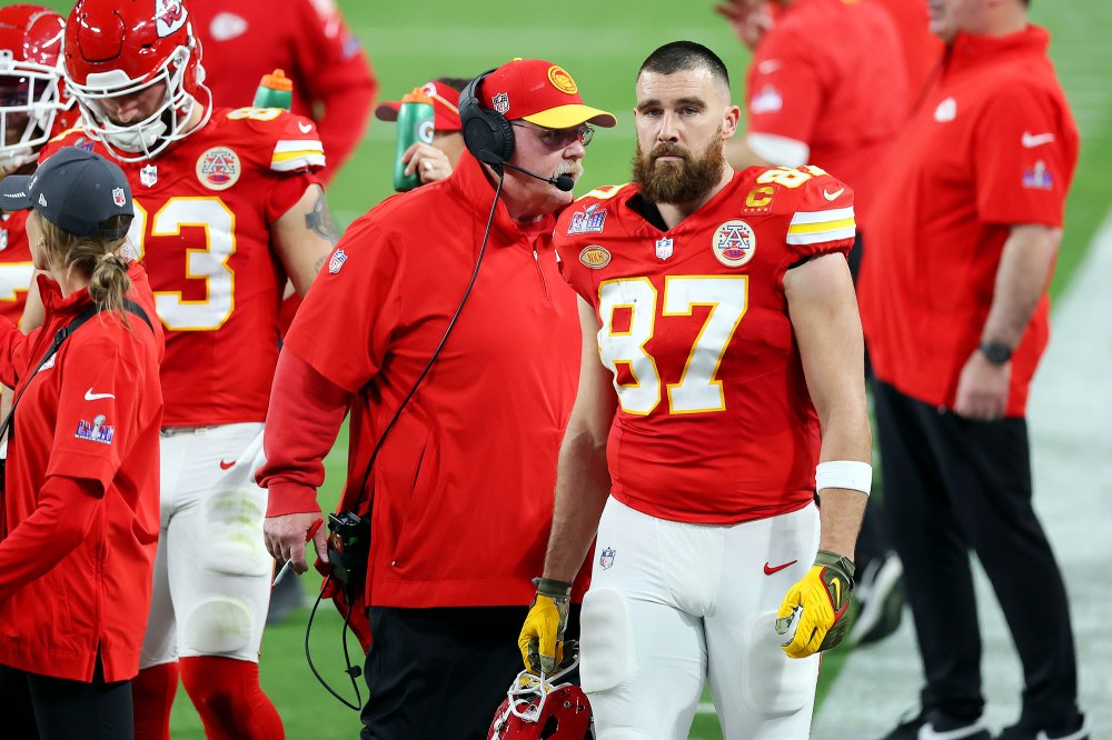 Travis Kelce and Chiefs Coach Andy Reid Address Super Bowl Sideline Clash