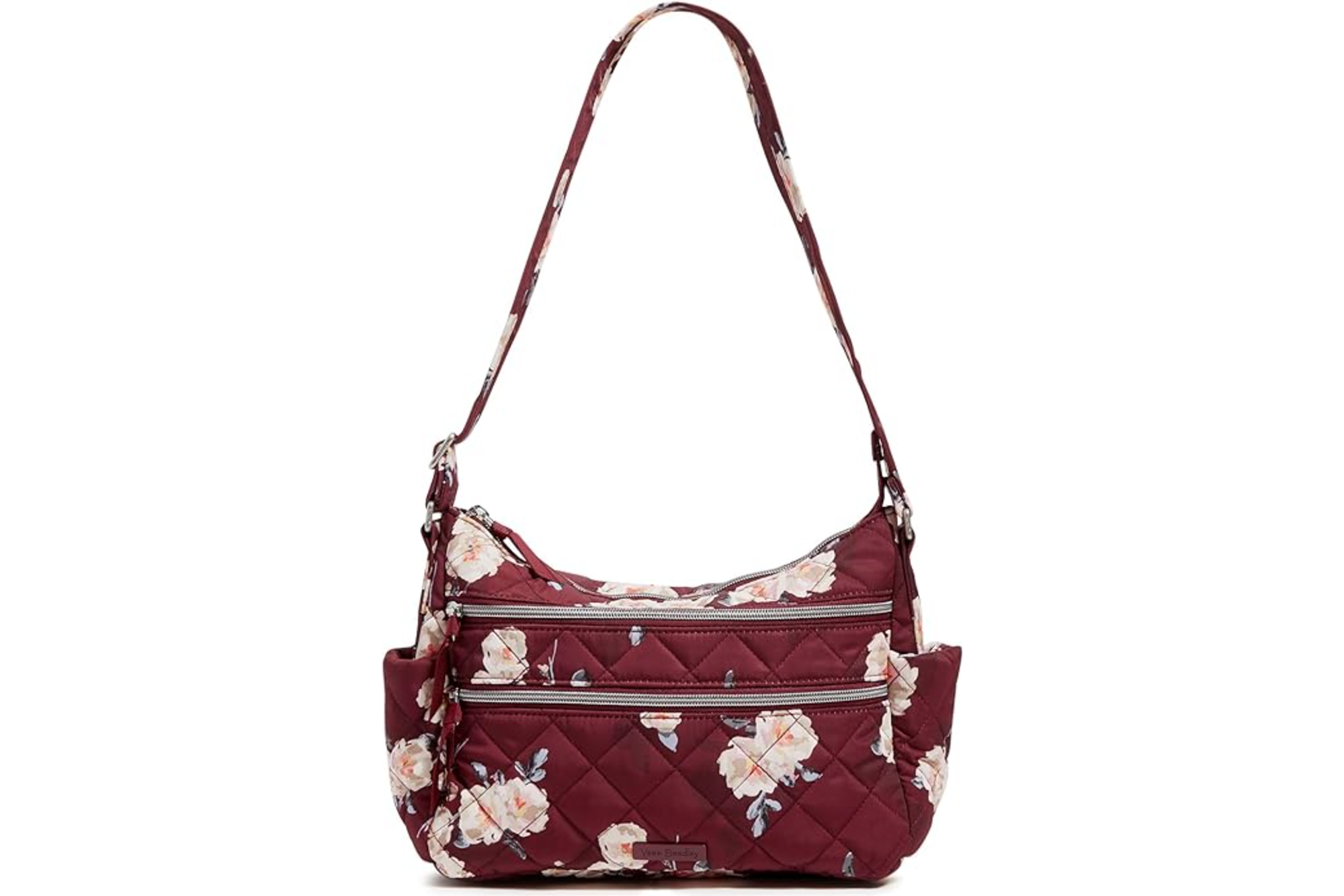 Vera Bradley Women's Performance Twill Triple Zip Shoulder Satchel Purse