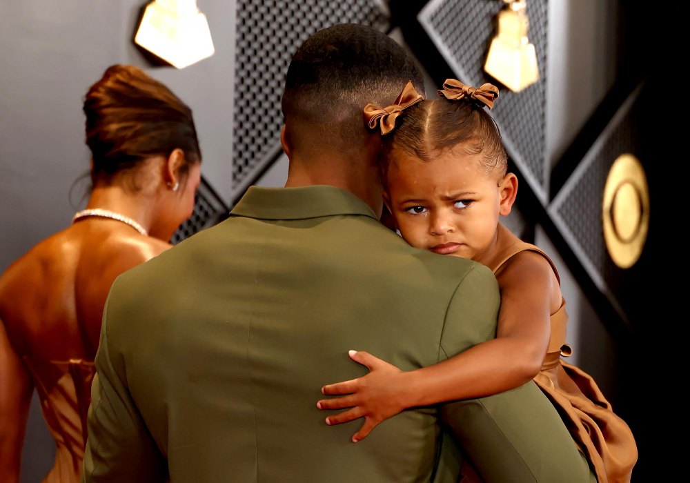 Victoria Monet and Daughter Hazel Share a Mini-Me Moment in Designer Dresses at 2024 Grammys