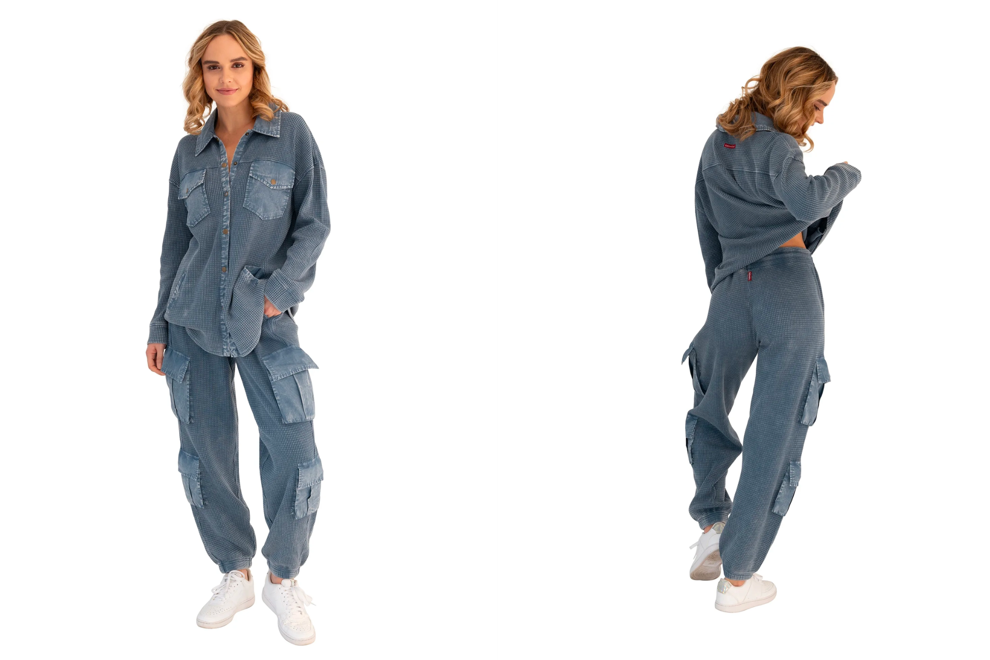 Hard Tail Thermal Shacket Cargo Pant Set