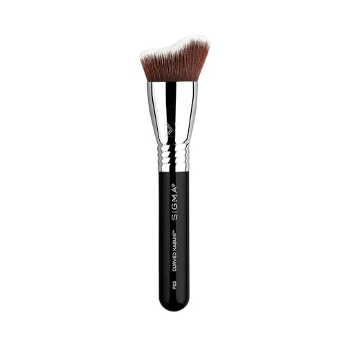 Best for Precision: Sigma Beauty Curved Kabuki-F83