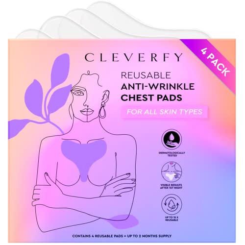 CLEVERFY Silicone Chest Wrinkle Pads