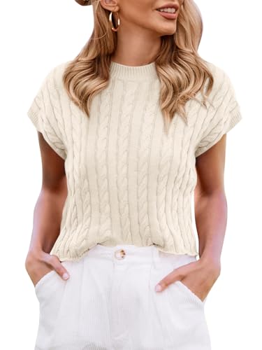Saodimallsu Summer Cable Knit Pullover