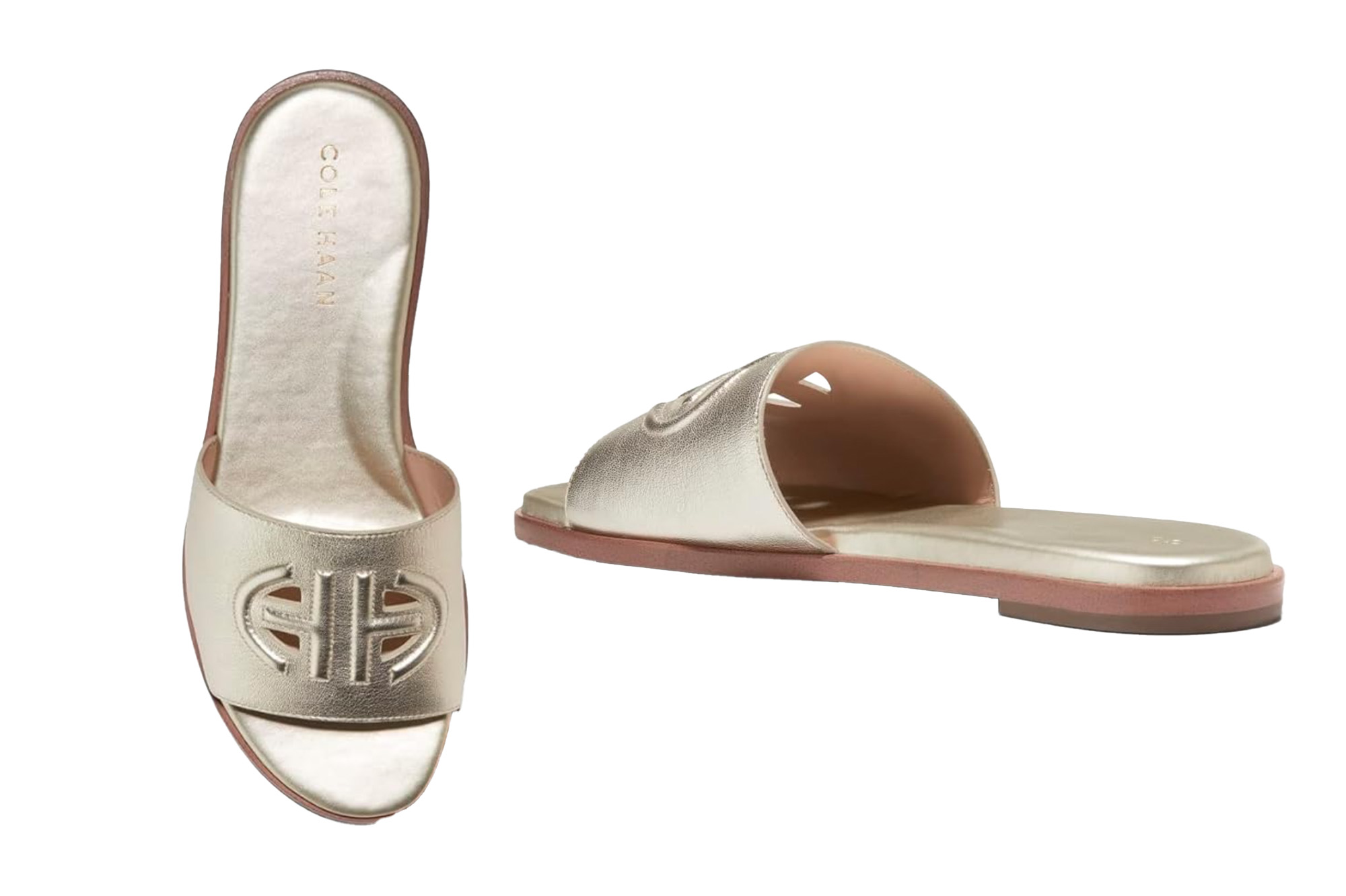 Cole Haan Women's Flynn Logo Slide Sandals Flat