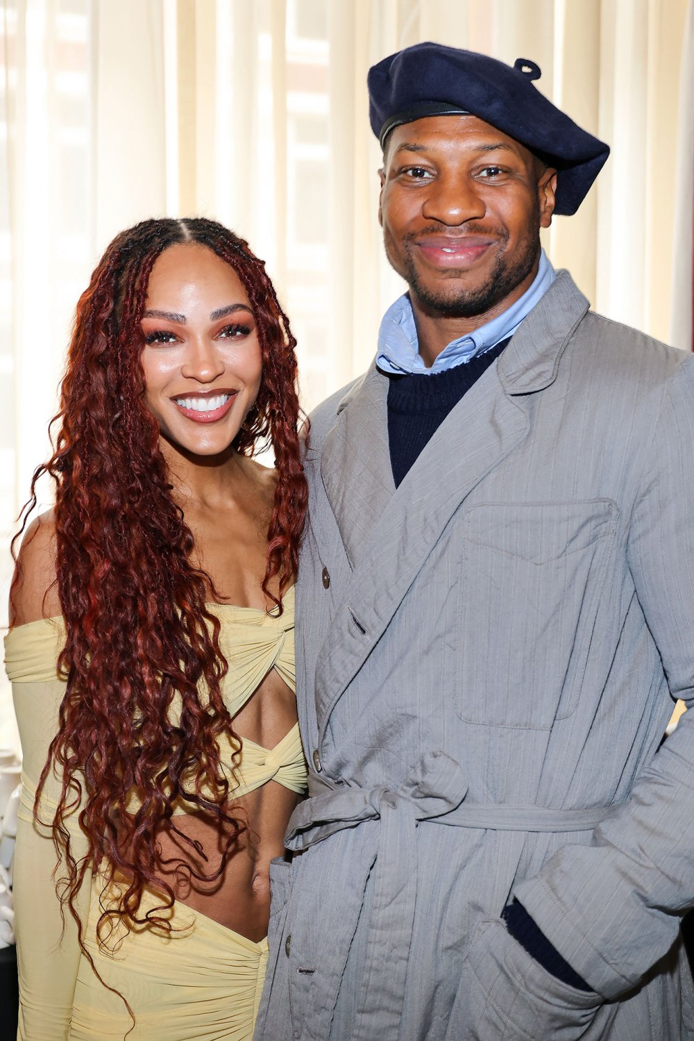 Jonathan Majors Makes Red Carpet Debut With Meagan Good 3 Months After Domestic Assault Conviction