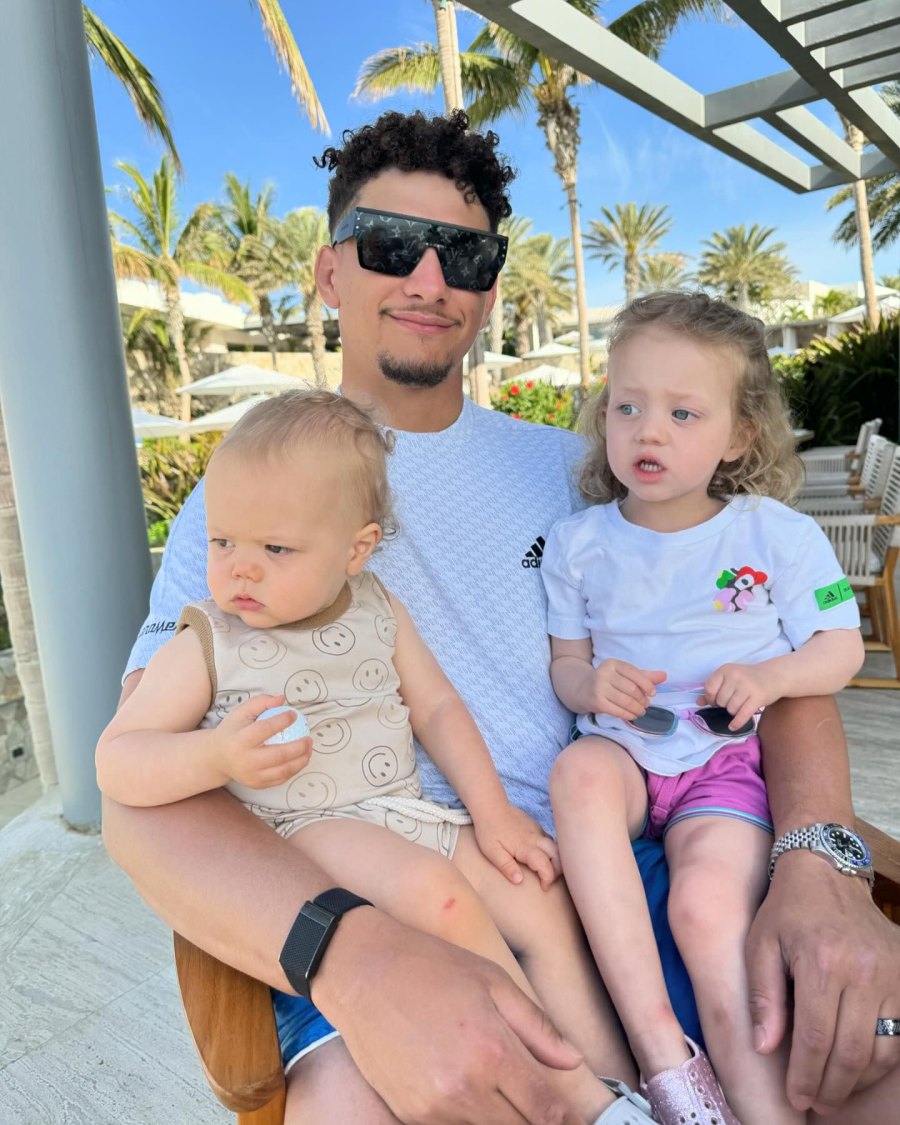 Patrick and Brittany Mahomes Tropical Vacay Included Golfing With the Kids