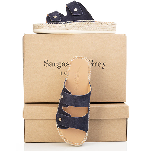 Sargasso & Grey Candy Wide Width Espadrille Sandal