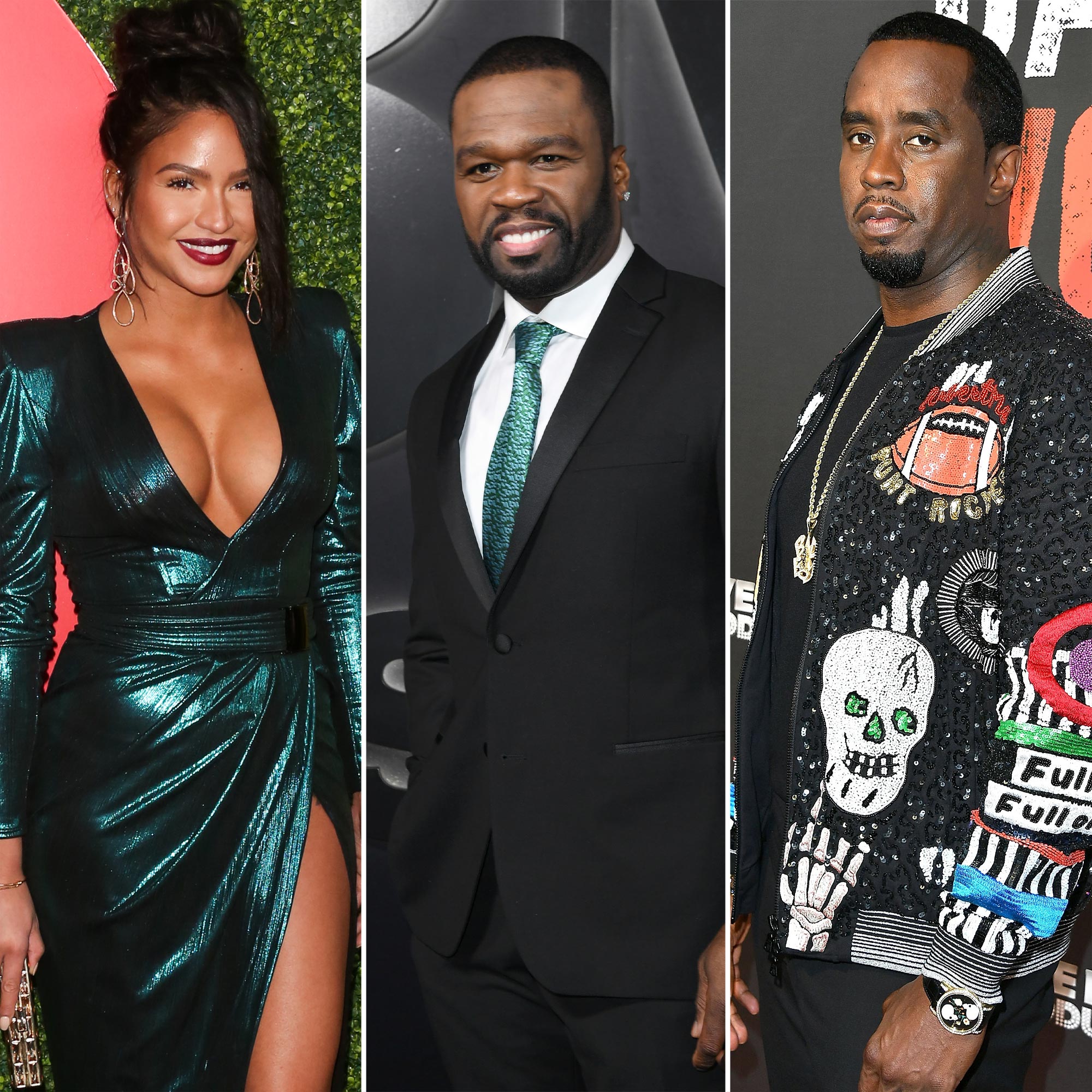 Cassie, 50 Cent and More Stars React to Diddys Homes Getting Reportedly