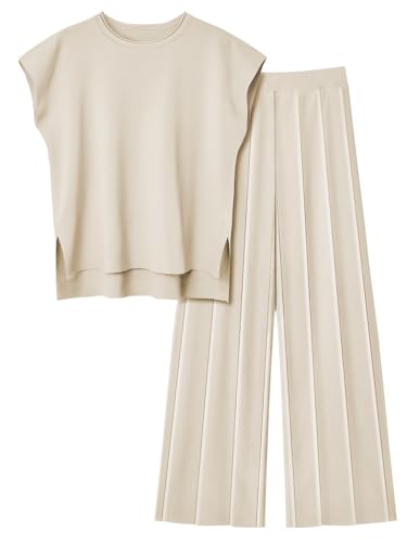 Lillusory Two-Piece Knit Lightweight Matching Lounge Set