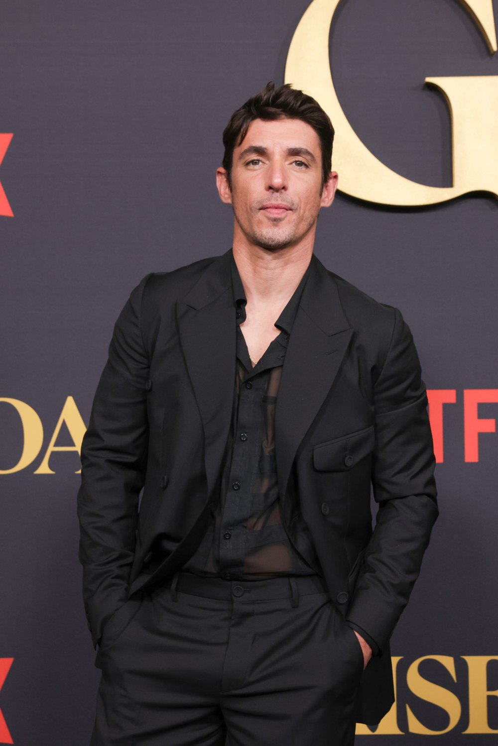 Alberto Guerra, actor cubano en la presentación de la serie 'Griselda' (Netflix)