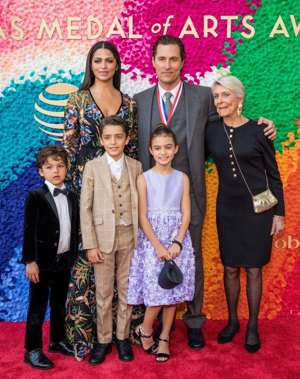 Matthew McConaughey and Wife Camila Appear With Kids at Red Carpet Event