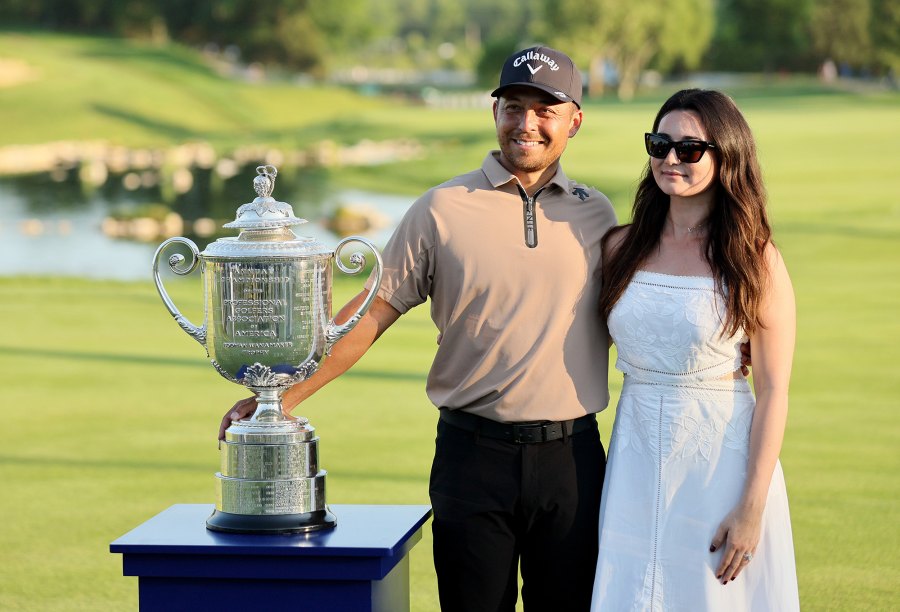 Xander Schauffele and Maya