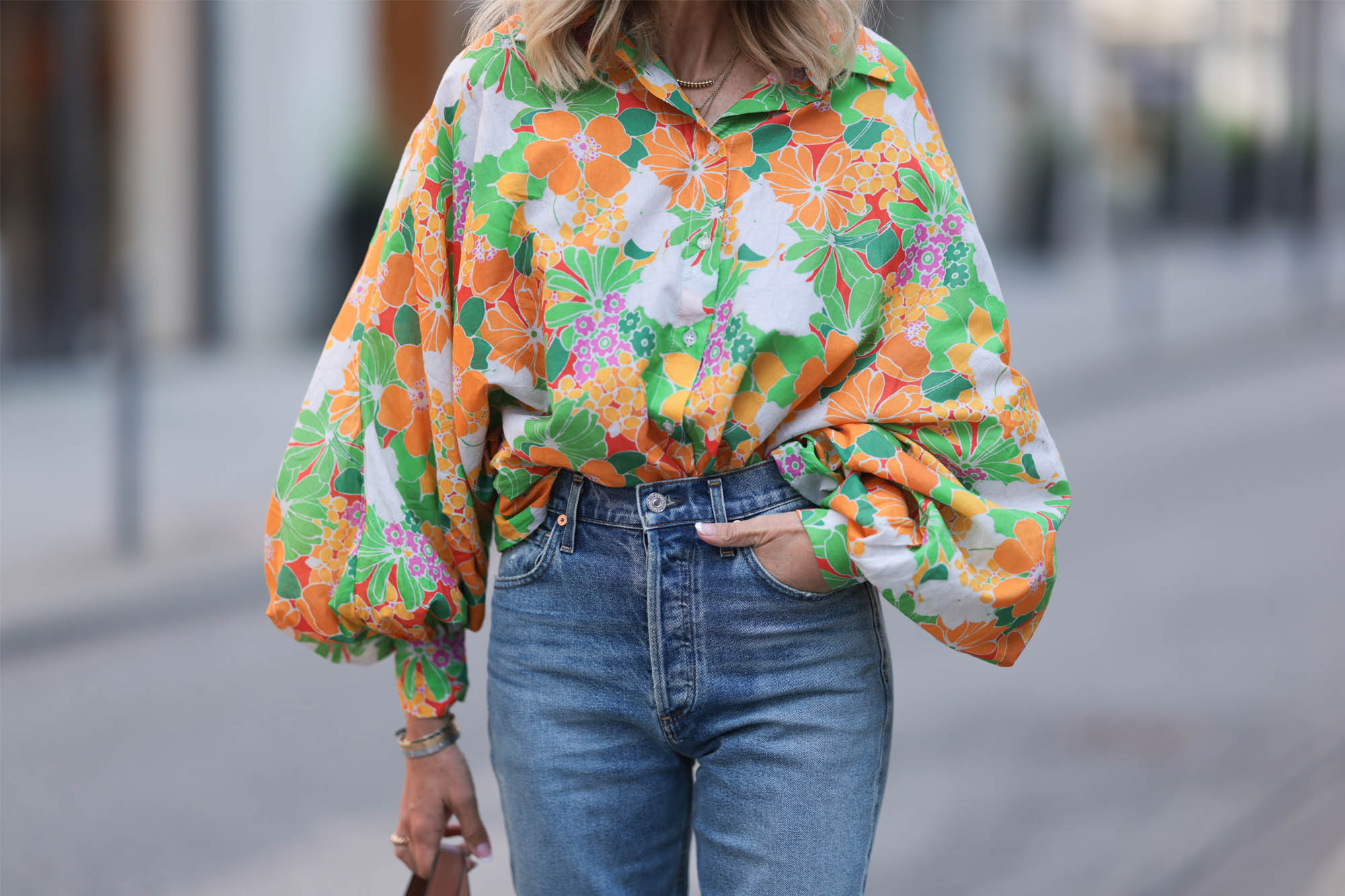 Flattering Spring Blouse to Conceal Underarm Sweat