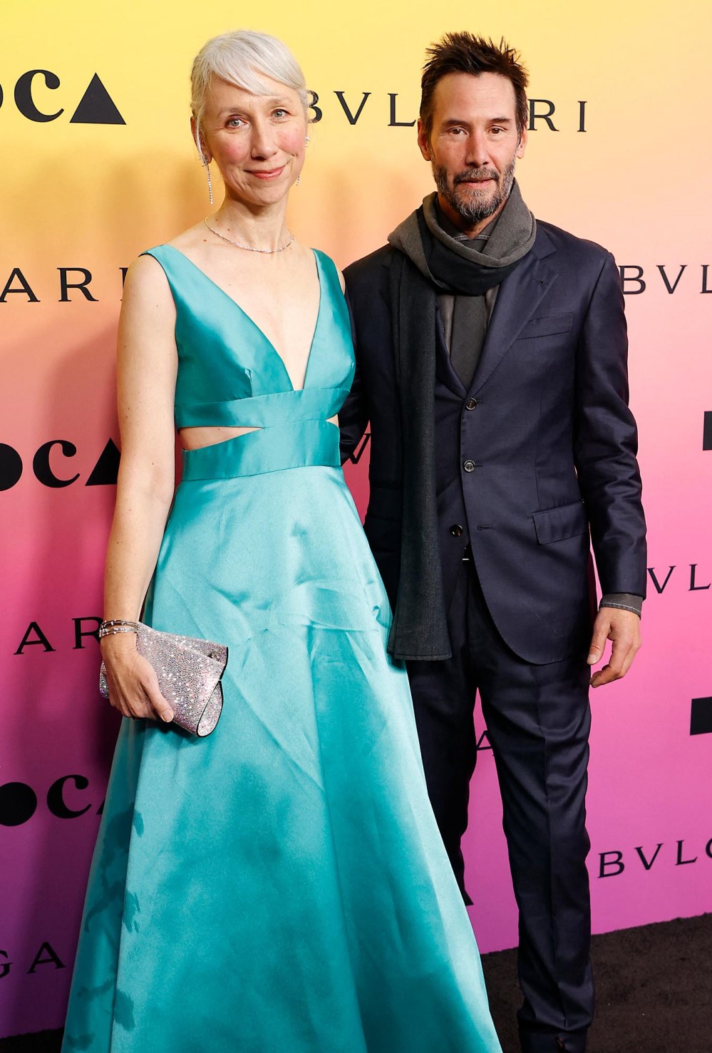 Keanu Reeves and Girlfriend Alexandra Grant Make Rare Red Carpet Appearance for at 2024 MOCA Gala