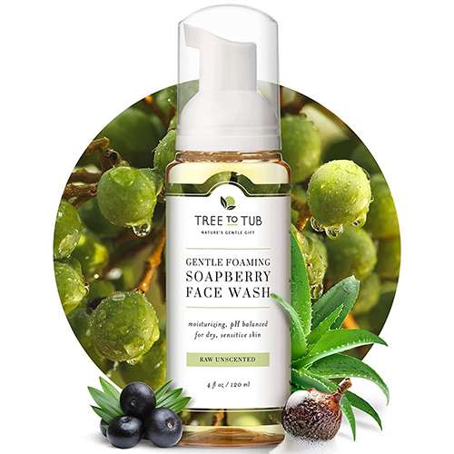 Tree to Tub Gentle Foaming Soapberry Face Wash