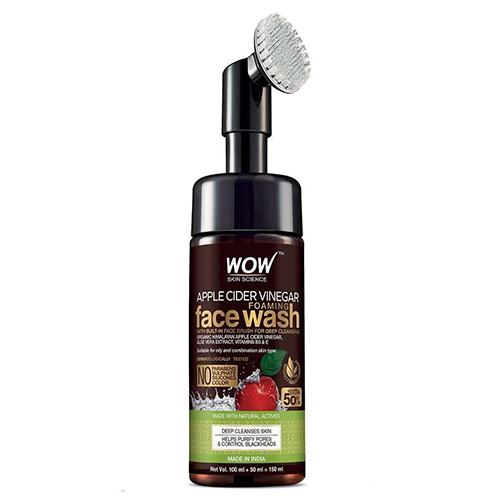 WOW Skin Science Apple Cider Vinegar Foaming Face Wash