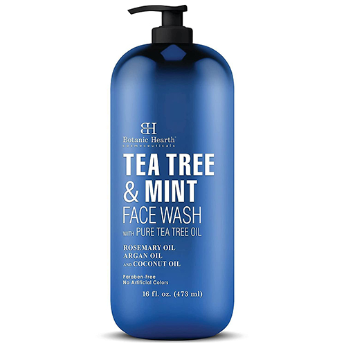 Botanic Hearth Tea Tree & Mint Face Wash