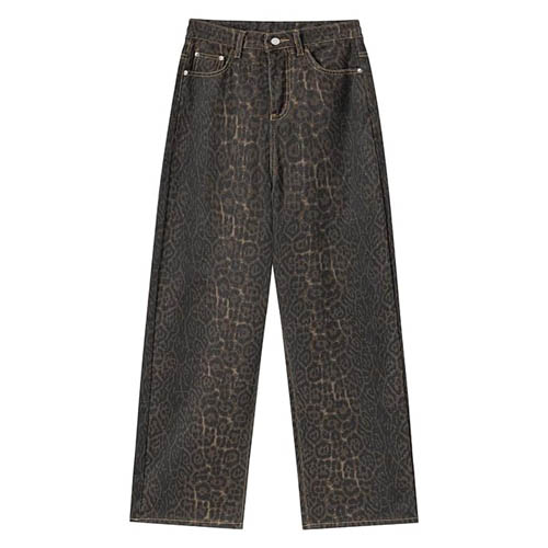 Leopard Print Jeans